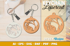 Safari Animals Keychin Lasercut BUNDLES 12 DESIGNS Product Image 12