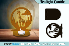 Safari Animals Tealight Candle Holder Lasercut BUNDLES Product Image 15