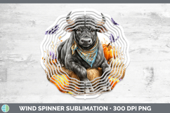 GorgeousSafari Bandana Halloween Wind Spinner design.