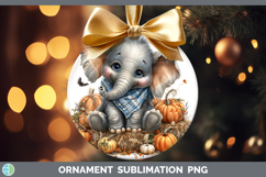 GorgeousSafari Bandana Halloween Ornament design.