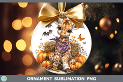 GorgeousSafari Bandana Halloween Ornament design.