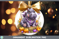GorgeousSafari Bandana Halloween Ornament design.
