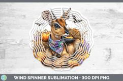 GorgeousSafari Bandana Halloween Wind Spinner design.