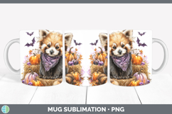 GorgeousSafari Bandana Halloween Mug Wrap design.