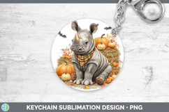 GorgeousSafari Bandana Halloween Keychain design.