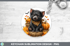 GorgeousSafari Bandana Halloween Keychain design.