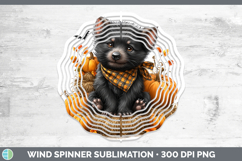 GorgeousSafari Bandana Halloween Wind Spinner design.