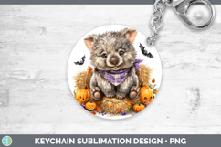 GorgeousSafari Bandana Halloween Keychain design.