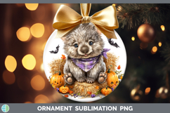 GorgeousSafari Bandana Halloween Ornament design.