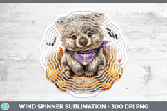 GorgeousSafari Bandana Halloween Wind Spinner design.