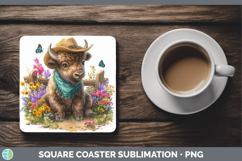 GorgeousSafari Bandana Summer Square Coaster design.