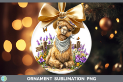 GorgeousSafari Bandana Summer Ornament design.