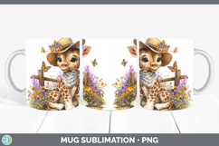 GorgeousSafari Bandana Summer Mug Wrap design.
