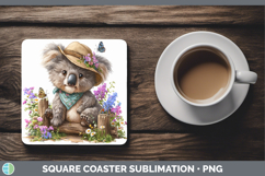 GorgeousSafari Bandana Summer Square Coaster design.