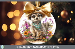 GorgeousSafari Bandana Summer Ornament design.