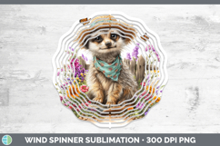 GorgeousSafari Bandana Summer Wind Spinner design.