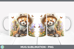 GorgeousSafari Bandana Summer Mug Wrap design.