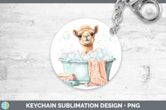 GorgeousSafari Bathtub Keychain design.