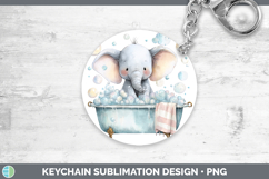 GorgeousSafari Bathtub Keychain design.