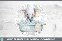 GorgeousSafari Bathtub Wind Spinner design.