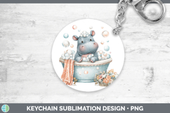 GorgeousSafari Bathtub Keychain design.
