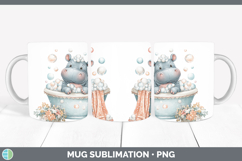 GorgeousSafari Bathtub Mug Wrap design.