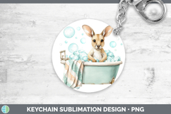 GorgeousSafari Bathtub Keychain design.