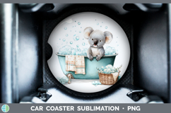 GorgeousSafari Bathtub Car Coaster design.