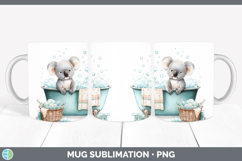GorgeousSafari Bathtub Mug Wrap design.