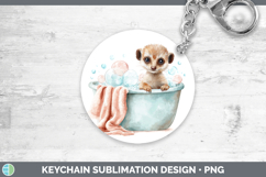 GorgeousSafari Bathtub Keychain design.