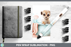 GorgeousSafari Bathtub Pen Wrap design.