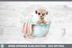 GorgeousSafari Bathtub Wind Spinner design.