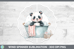 GorgeousSafari Bathtub Wind Spinner design.