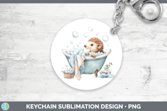 GorgeousSafari Bathtub Keychain design.