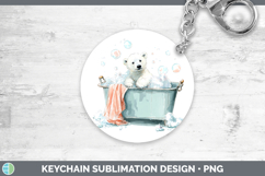 GorgeousSafari Bathtub Keychain design.