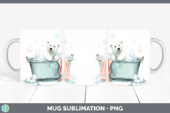 GorgeousSafari Bathtub Mug Wrap design.