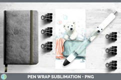 GorgeousSafari Bathtub Pen Wrap design.