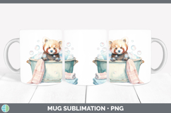 GorgeousSafari Bathtub Mug Wrap design.