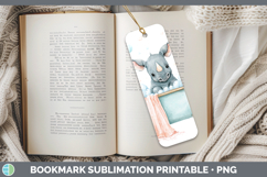 GorgeousSafari Bathtub Bookmark design.