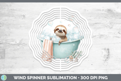 GorgeousSafari Bathtub Wind Spinner design.