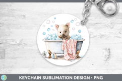 GorgeousSafari Bathtub Keychain design.