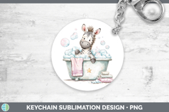 GorgeousSafari Bathtub Keychain design.