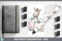 GorgeousSafari Bathtub Pen Wrap design.