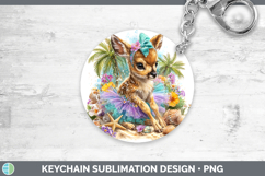 GorgeousSafari Beach Keychain design.