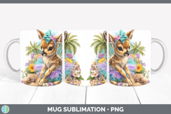 GorgeousSafari Beach Mug Wrap design.