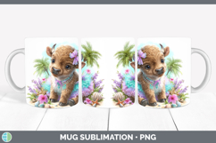 GorgeousSafari Beach Mug Wrap design.