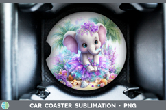 GorgeousSafari Beach Car Coaster design.