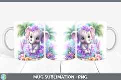 GorgeousSafari Beach Mug Wrap design.