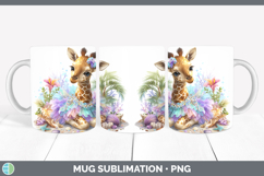 GorgeousSafari Beach Mug Wrap design.