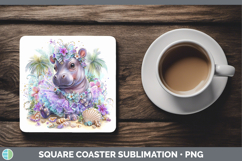 GorgeousSafari Beach Square Coaster design.